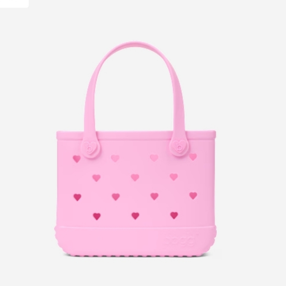 Bogg Bitty Bogg Bag (Cut Out Heart Pink Taffy)
